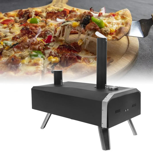 Romellar Outdoor Pizza Oven Wood Fired Portable Steel