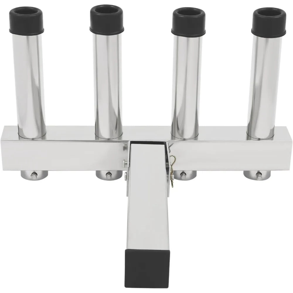 Stainless Steel Rod Holder Hitch Mount For Trucks Yachts