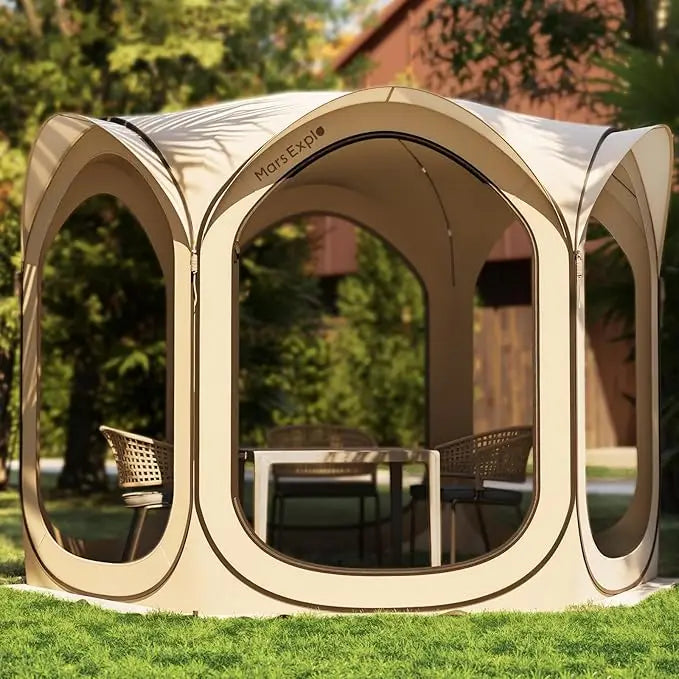 XMSJ Screen Pop Up House Tent Canopy Sun Shade Shelter