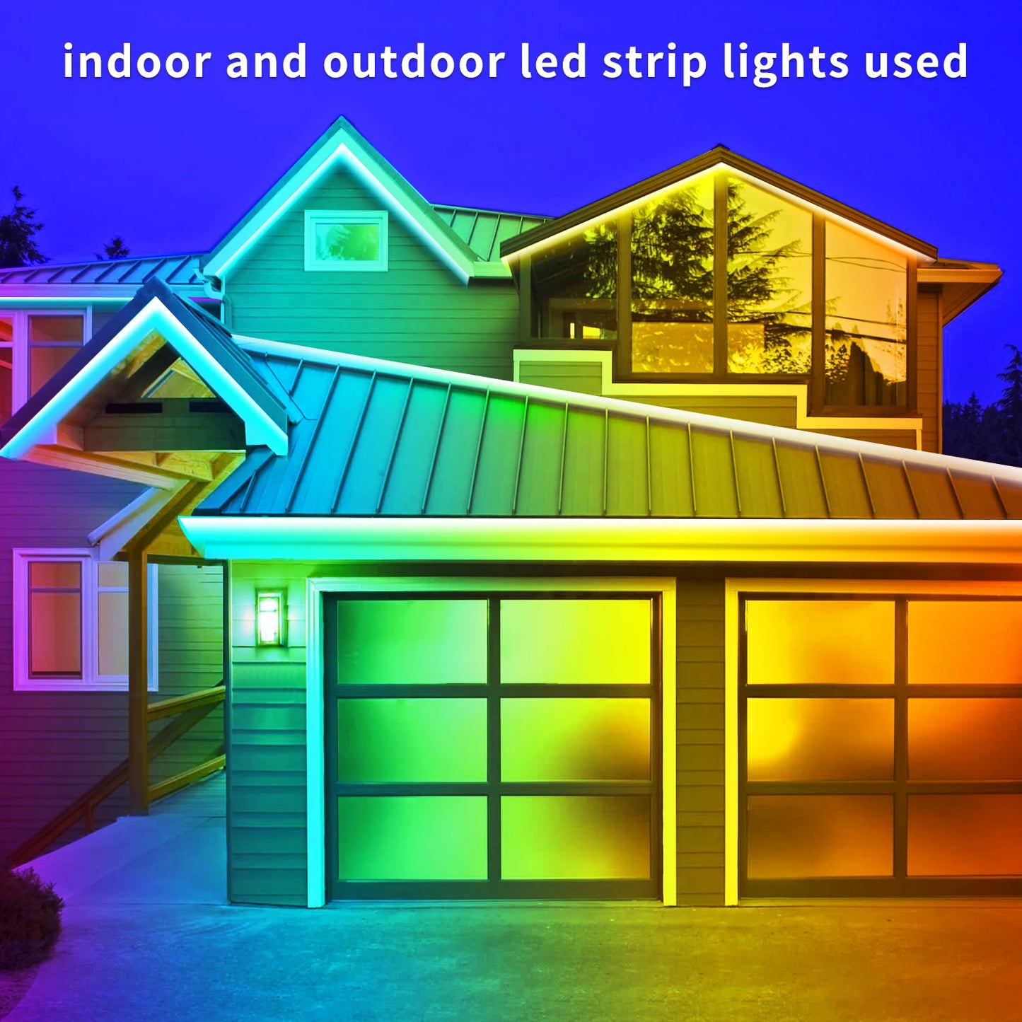 Outdoor LED Strip Lights IP68 Waterproof With Remote Control