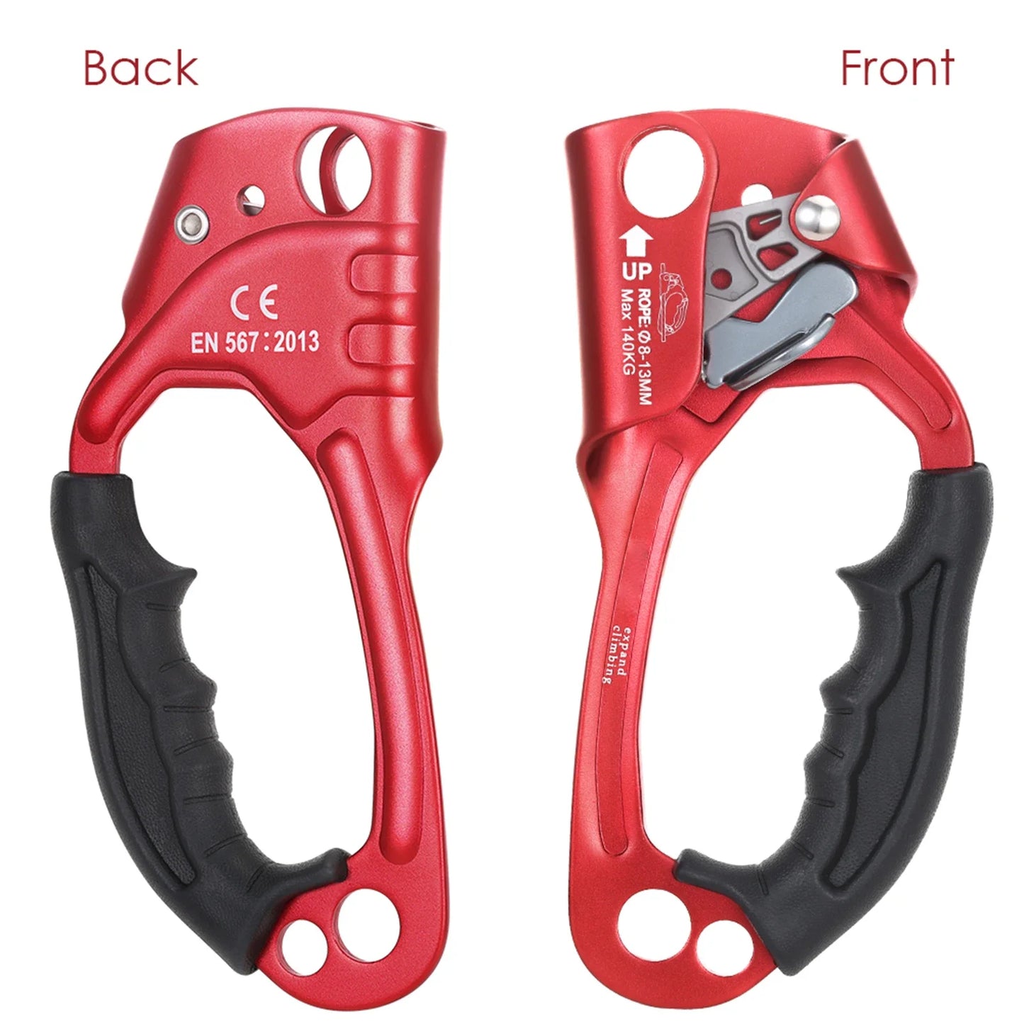 LIXADA Hand Ascender Aluminum Magnesium Alloy Climbing Gear