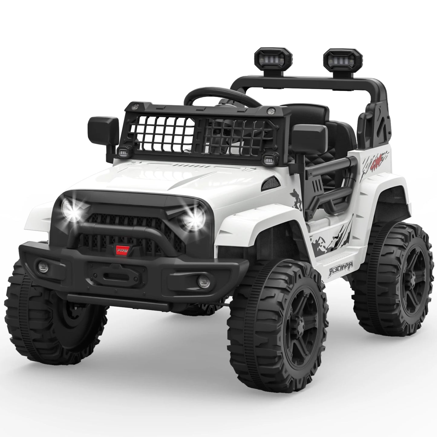 HiMISSE 12V Kids Ride On Car Battery Powered Truck Remote