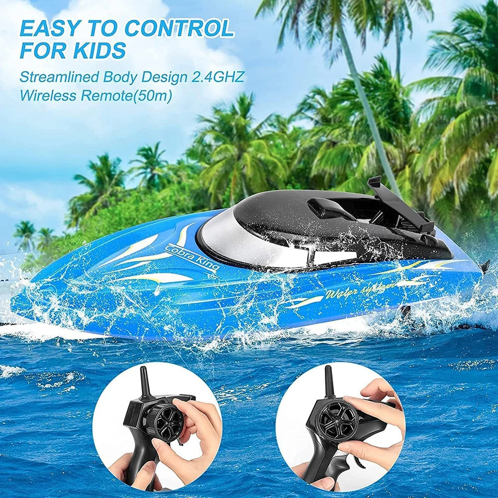 HobbyLane 2 Pack RC Boat 24Ghz High Speed Racing Boats