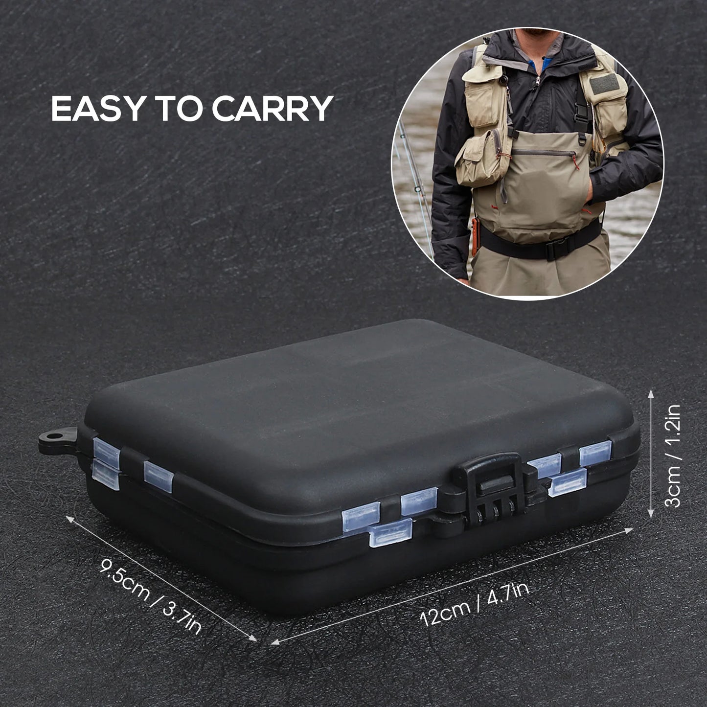 Docooler 263Pcs Fishing Accessories Kit With Tackle Box