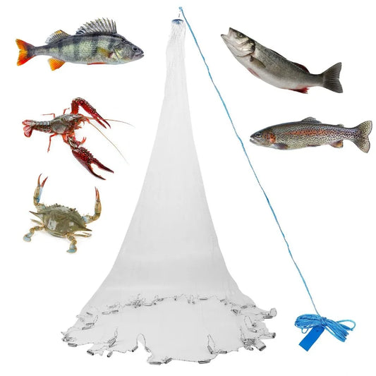 Hign-concerned Heavy Duty Cast Net With Chain Sinker