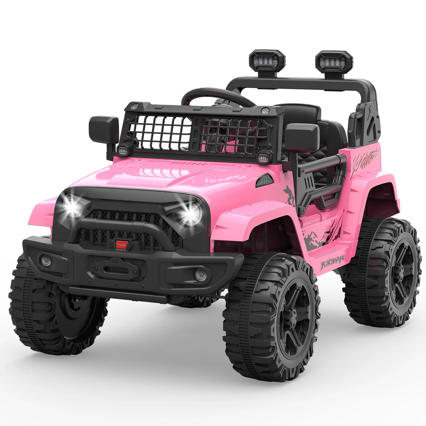HiMISSE 12V Kids Ride On Car Battery Powered Truck Remote