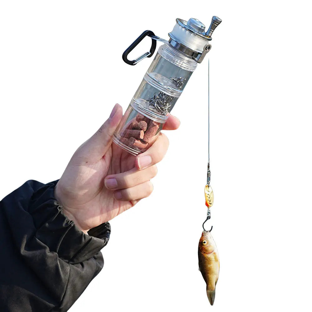 APWIKOGER Outdoor Fishing Bottle Lure Hook Storage Box
