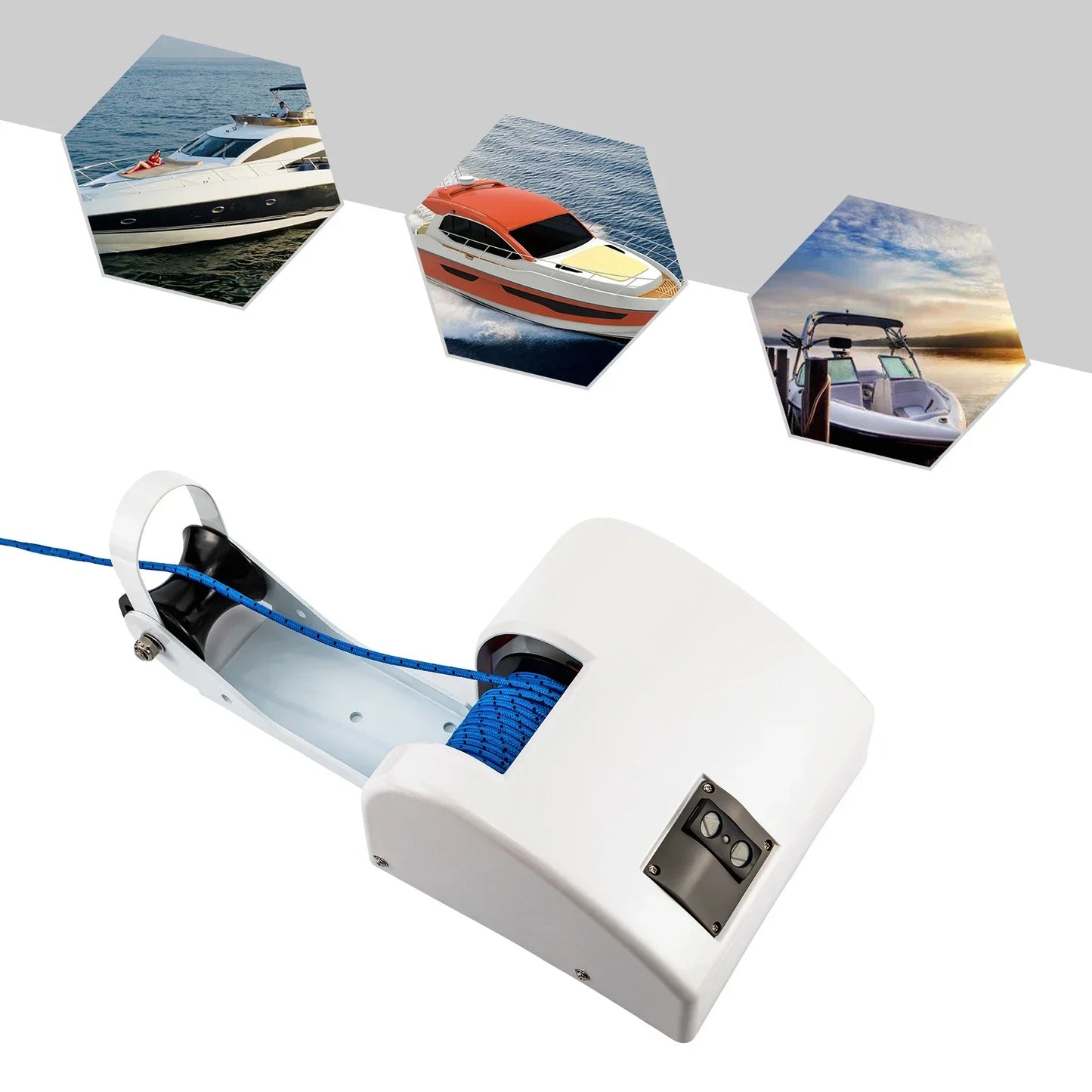 Electric Anchor Winch 12V 45LBS With Remote Controller