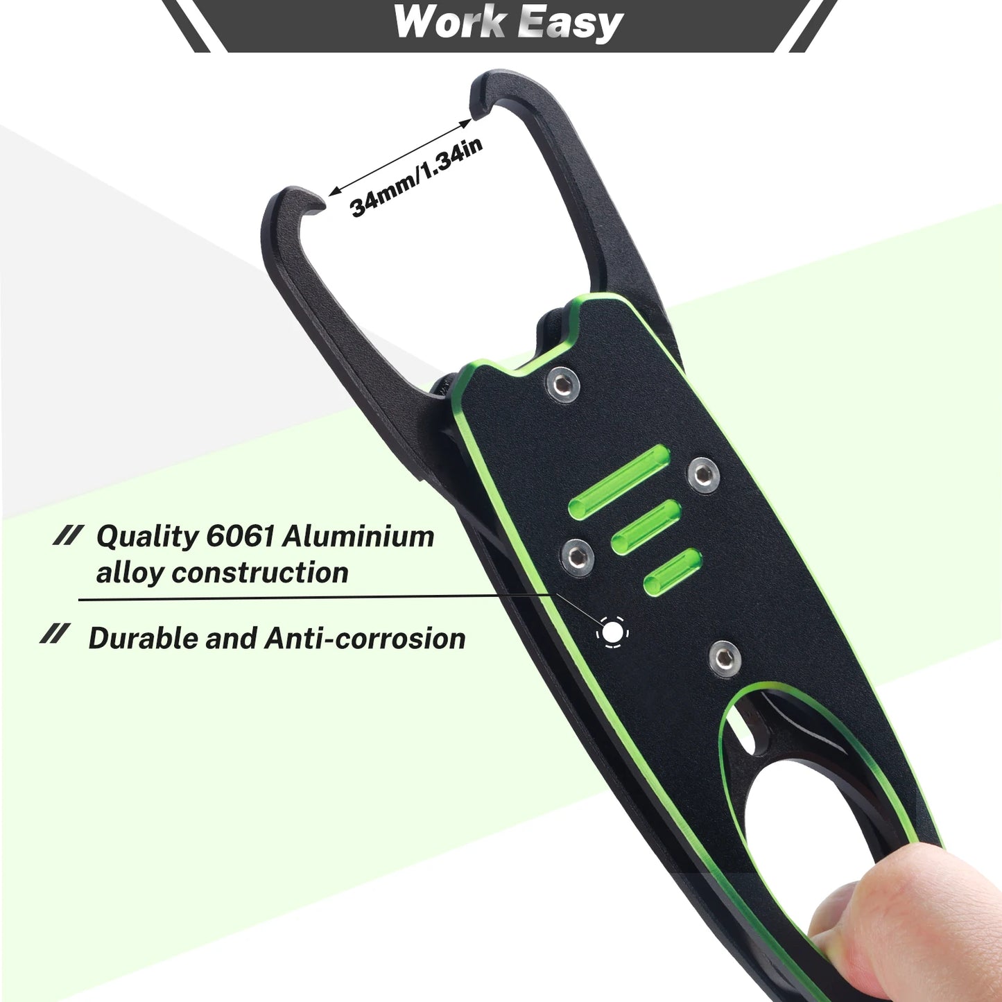 Night Cat Fish Lip Gripper With Scale Aluminum Alloy Tool