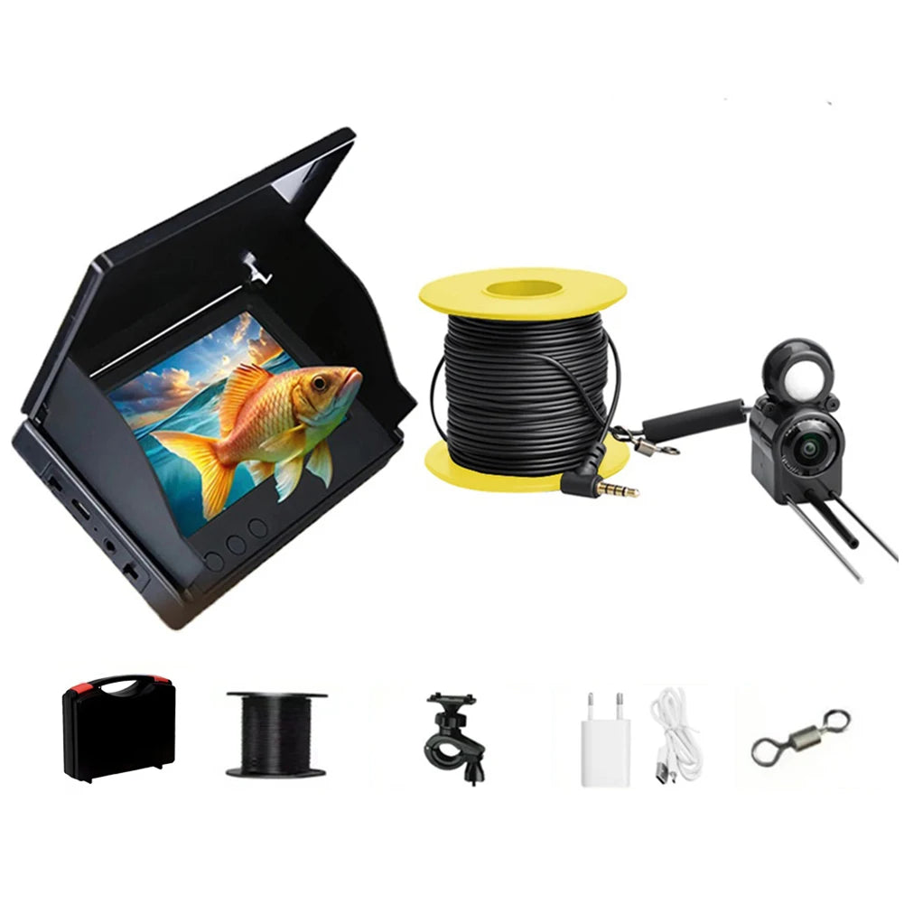 APWIKOGERH Underwater Fishing Camera With IPS Monitor