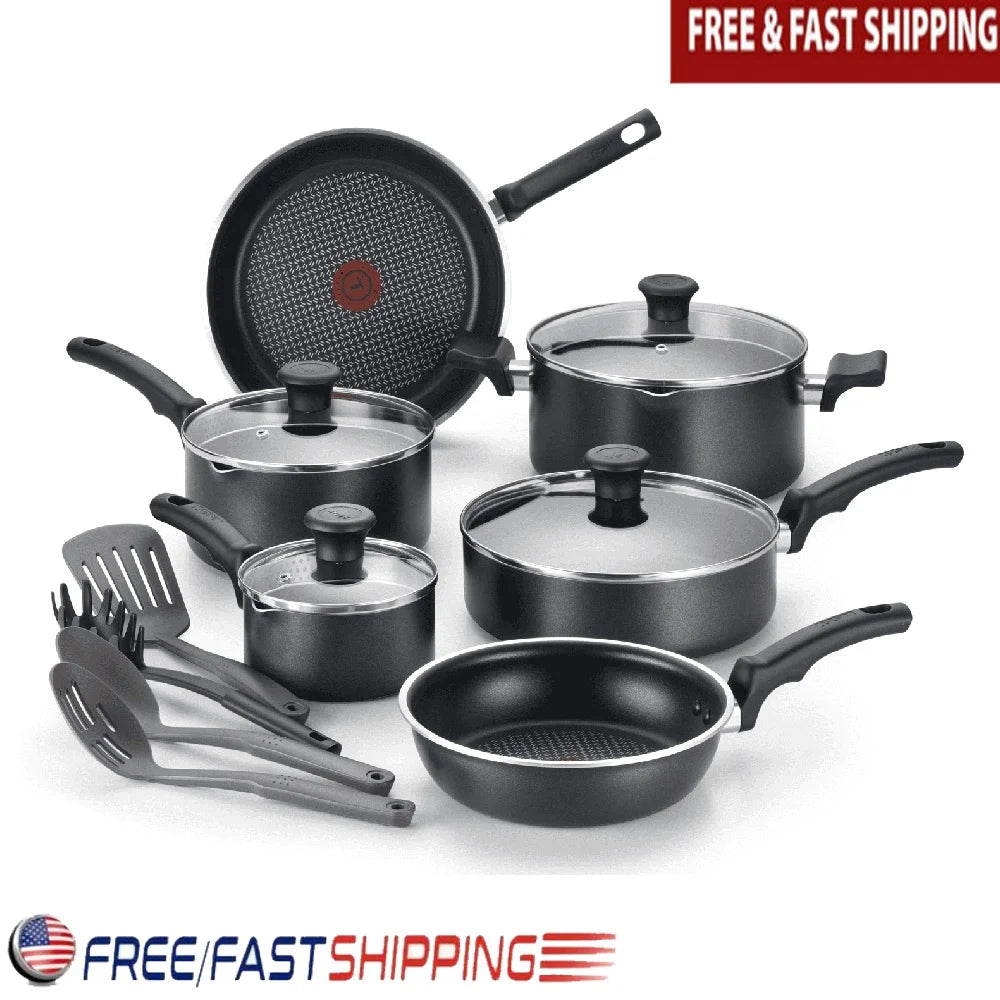 Feature Nonstick Cookware Set With Vented Lids Eco Friendly