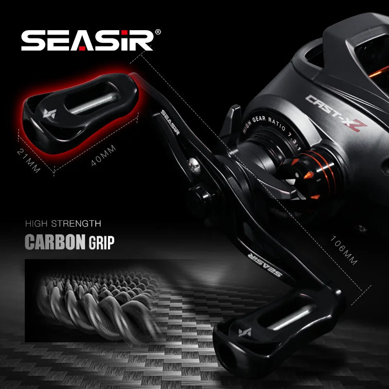 SeaSir Cast X2 Baitcasting Reel 7 3 1 Hybrid Ceramic