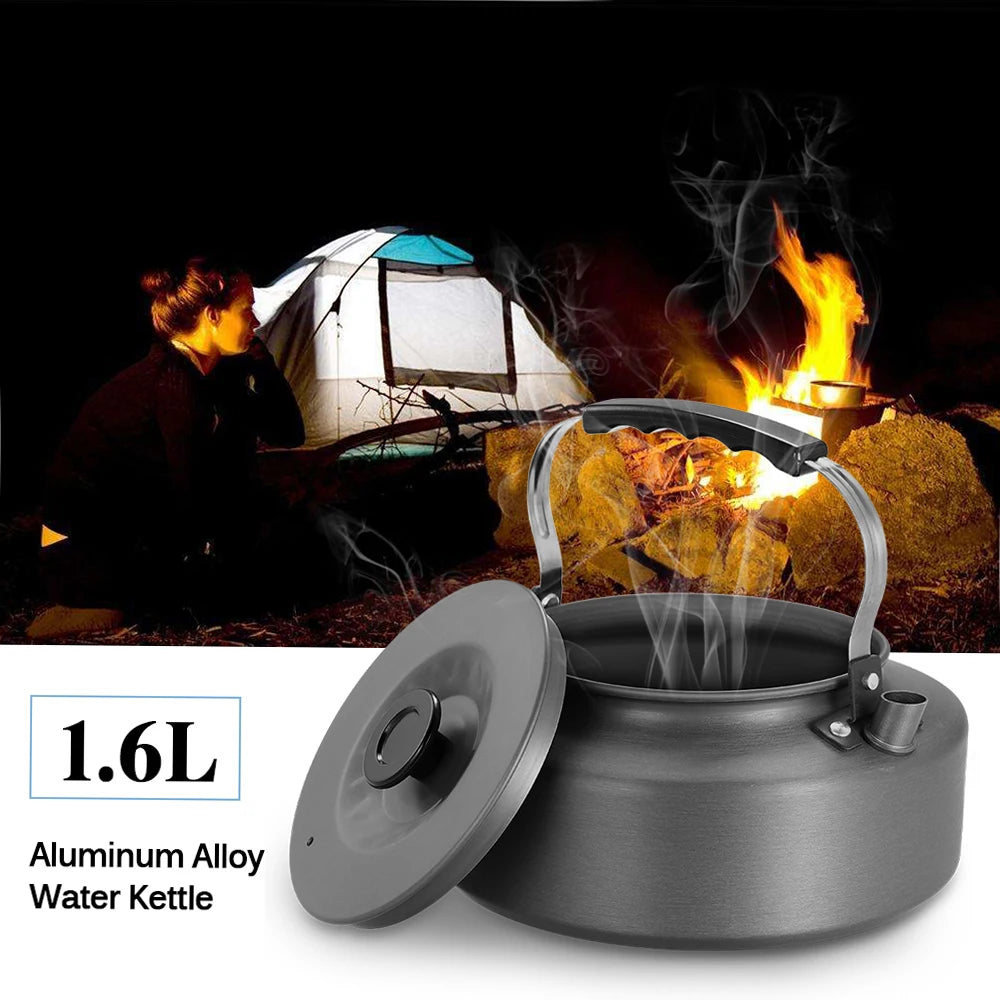 Can Hold Boiling Water Portable Aluminum Kettle For Camping