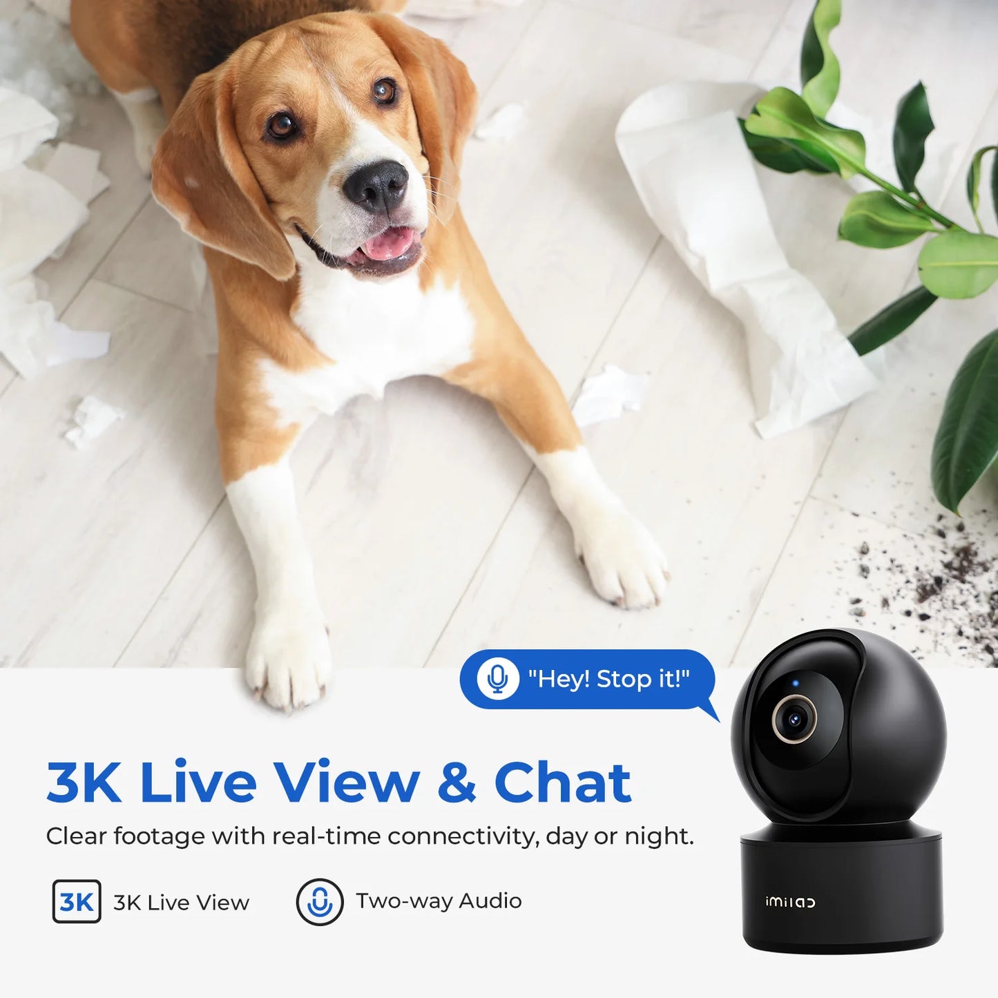 IMILAB C22 AI Detection Indoor Security Camera 3K WiFi6