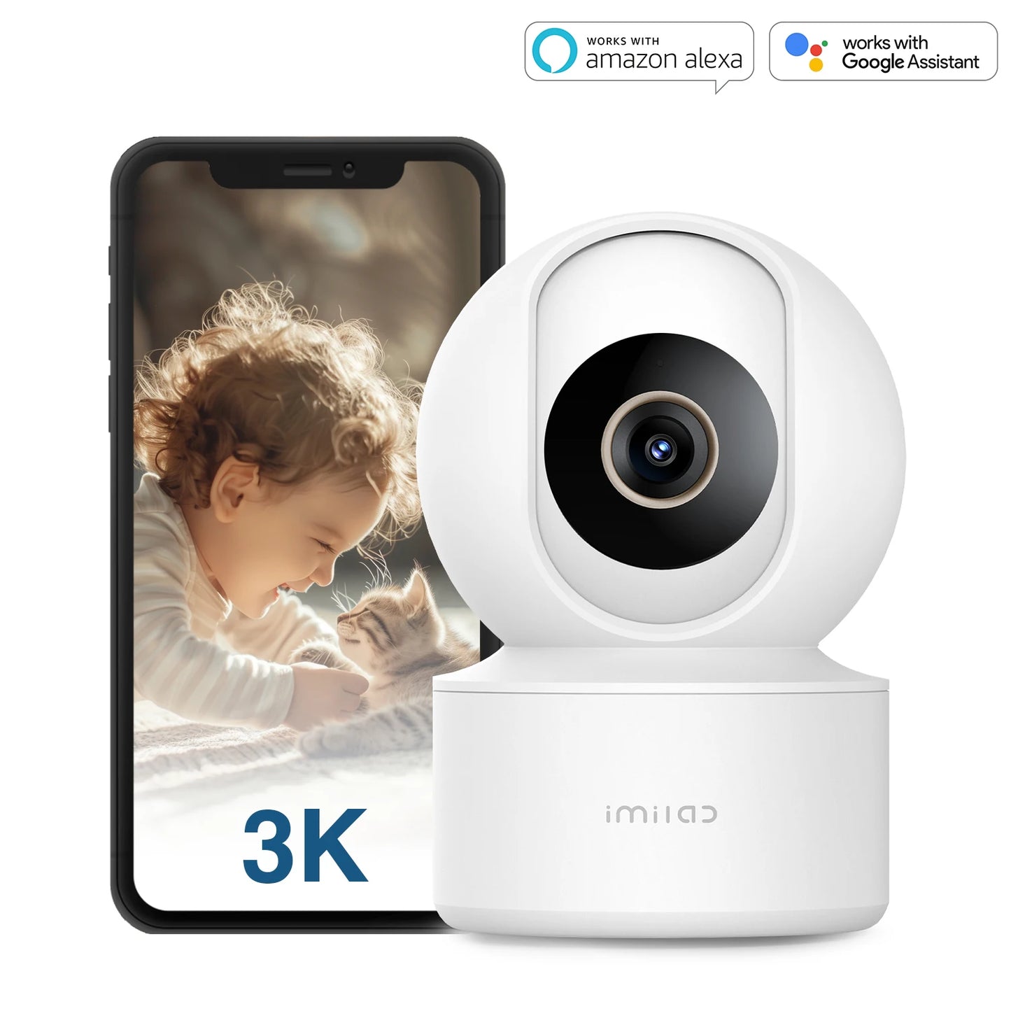 IMILAB C22 AI Detection Indoor Security Camera 3K WiFi6
