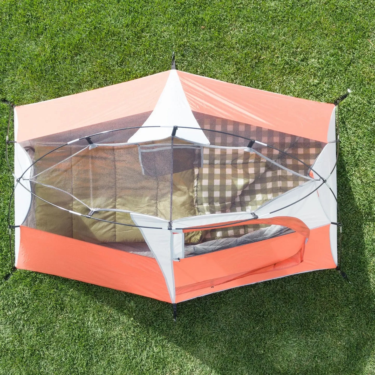 Building Oversized One Person Hiker Tent With Large Door