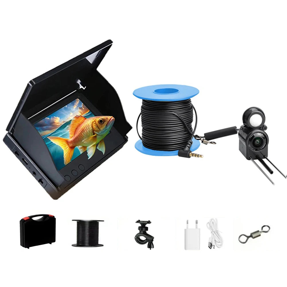 APWIKOGERH Underwater Fishing Camera With IPS Monitor