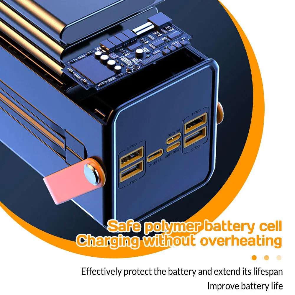 Marzony Portable Power Bank 120W 50000mAh 7-Device Charger