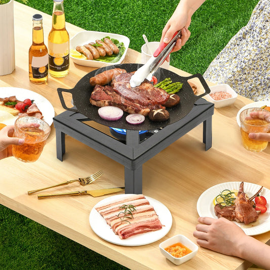 8000W Portable Single Burner Gas Stove For Camping BBQ